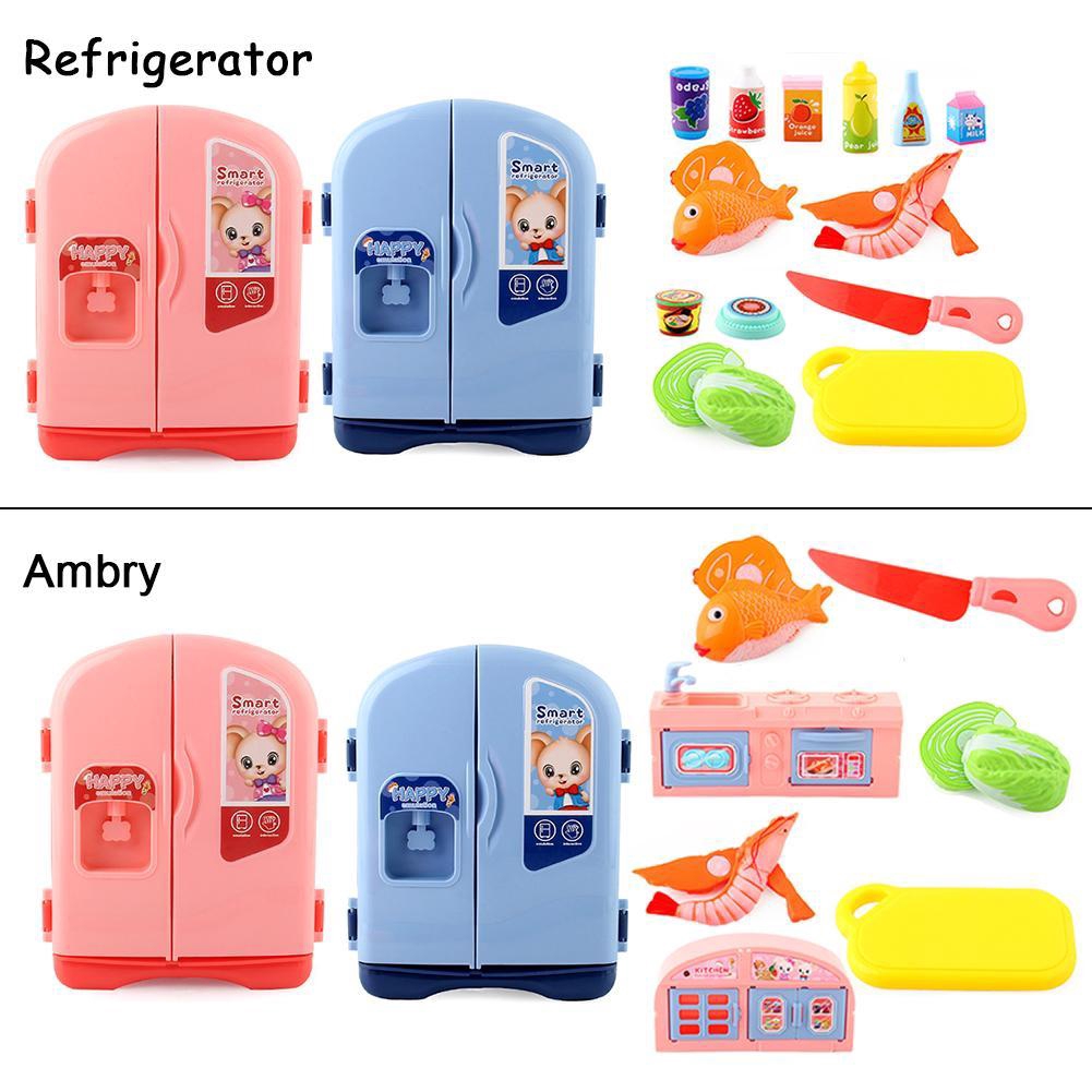 Set 12 Đồ Chơi Tủ Lạnh Mini Cho Bé