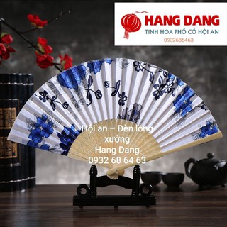 Quạt CỔ TRANG lụa cầm tay (FREESHIP) phong cách Hàn Quốc thanh lịch