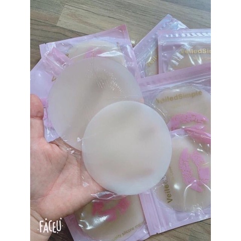2 Miếng dán ngực -Dán nhũ hoa silicon - Miếng dán ti trong mỏng tàng hình