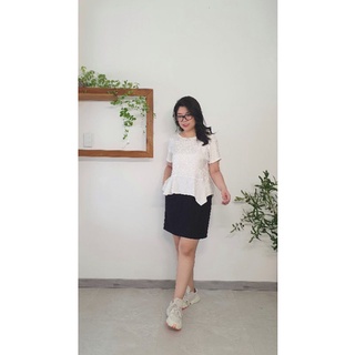 Bigsize công sở - Áo Công Sở Vạt Rũ ( 2 Màu )
