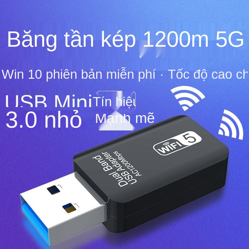Card mạng không dây USB không ổ đĩa Gigabit 5G máy tính để bàn Máy tính để bàn mạng wifi bộ thu | BigBuy360 - bigbuy360.vn