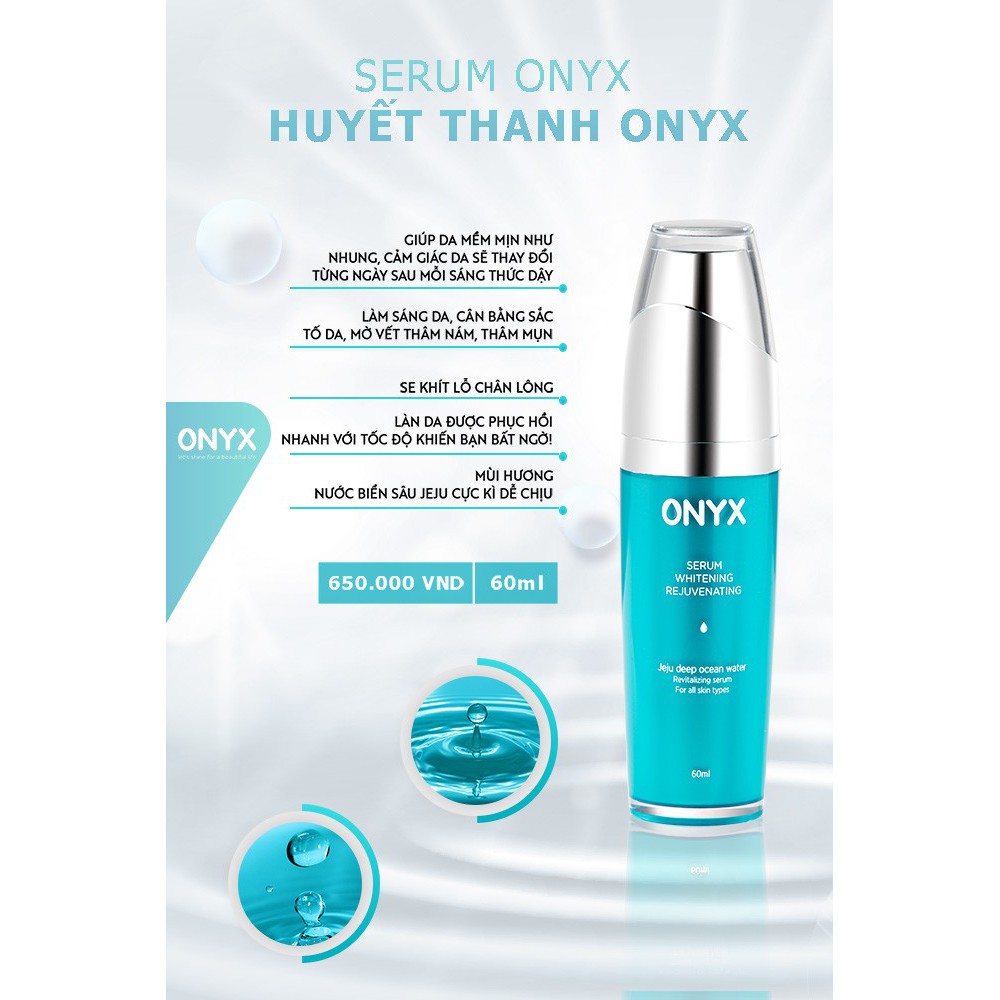 SERUM DƯỠNG DA CHUYÊN SÂU CAO CẤP ONYX | BigBuy360 - bigbuy360.vn