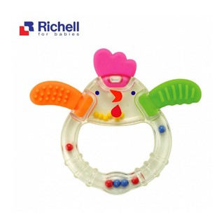 Xúc xắc gặm nướu Gà Con Richell - Đồ chơi ngậm nướu cho bé Richell Nhật Bản