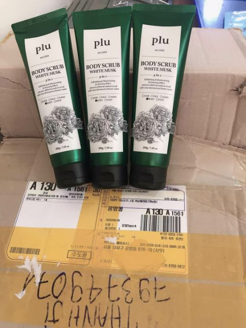 (XẢ KHO) (Date 07-2022)Tẩy Tế Bào Chết Body Chiết Xuất Từ Thiên Nhiên PLU Body Scrub 200g | BigBuy360 - bigbuy360.vn