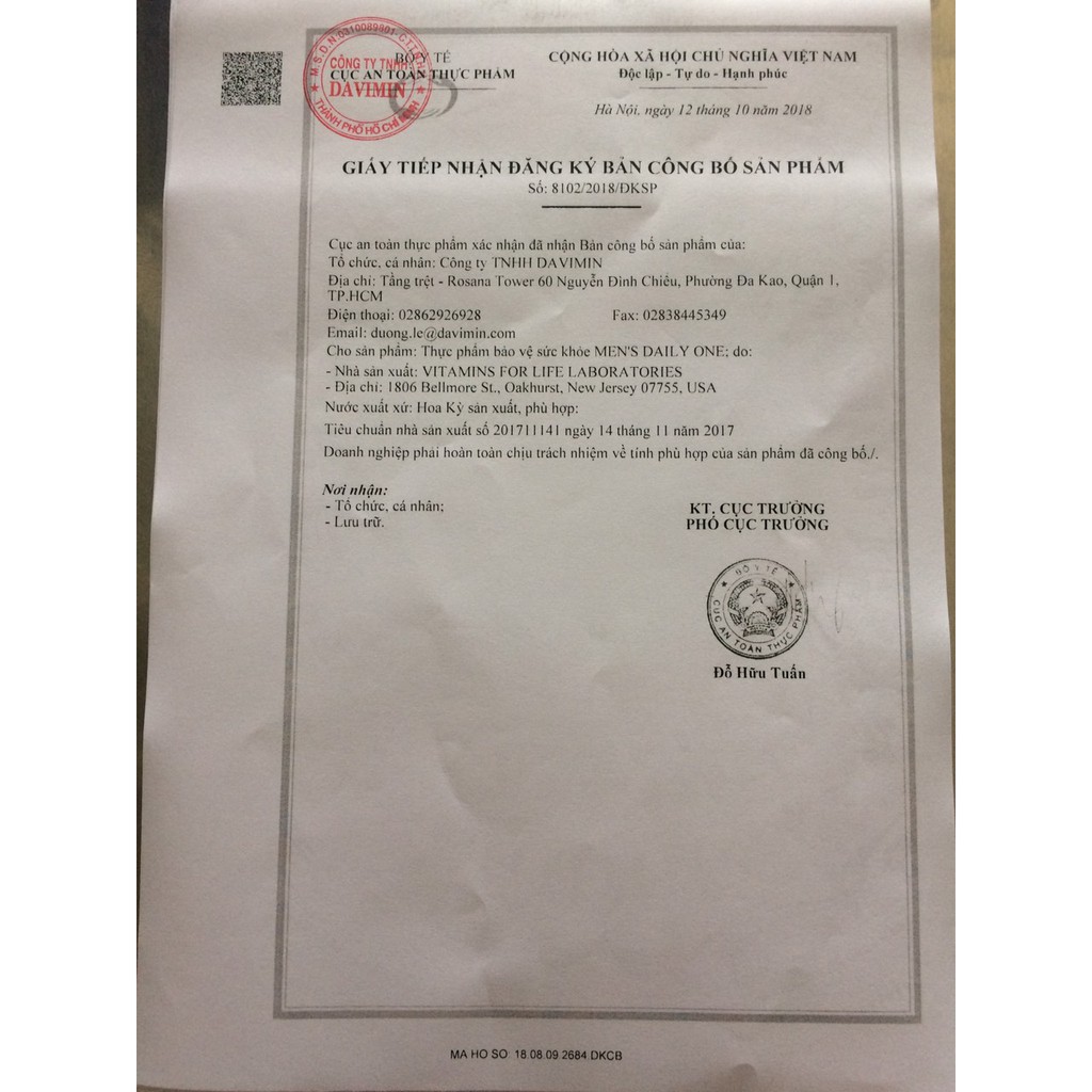 ✅ [CHÍNH HÃNG] Viên uống Mens Daily One 60 Viên - Bổ Sung Vitamin Thiết Yếu Cho Nam Giới | BigBuy360 - bigbuy360.vn