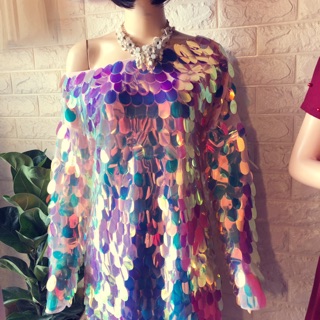 Đầm vảy cá bích phương