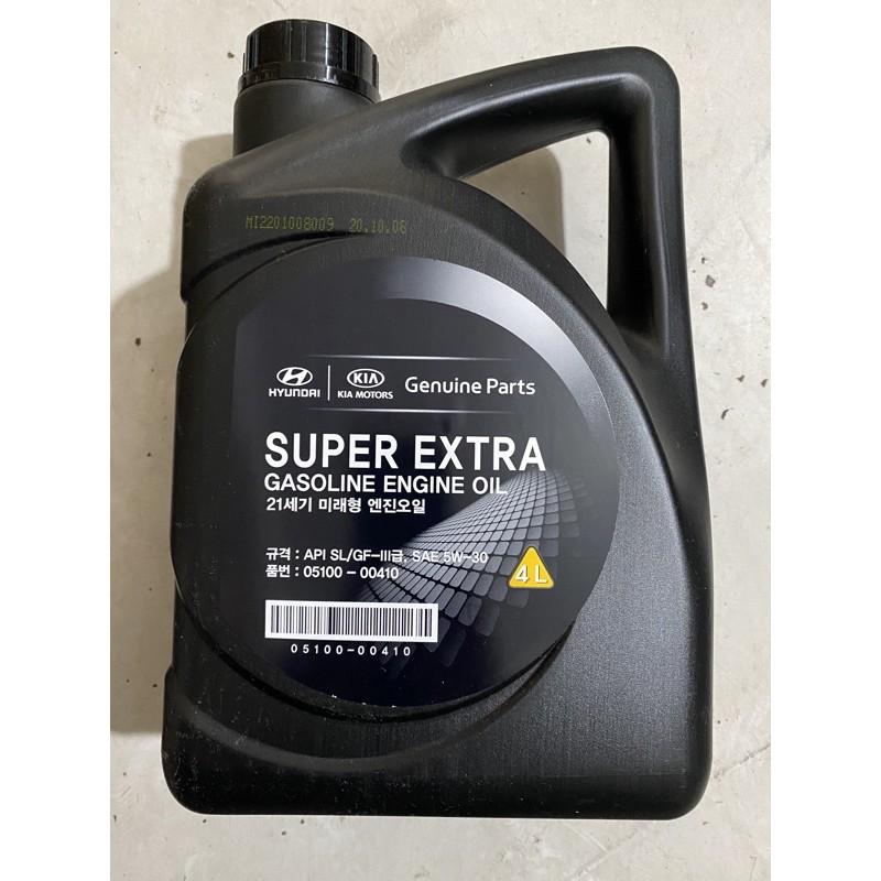 Dầu nhớt hyundai 5w30 (can đen)
