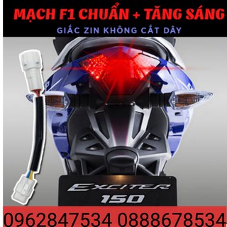 Bộ Mạch Sẵn Giắc Zin Tạo Chớp Stop F1 Chuẩn Cho Exciter 150, NVX