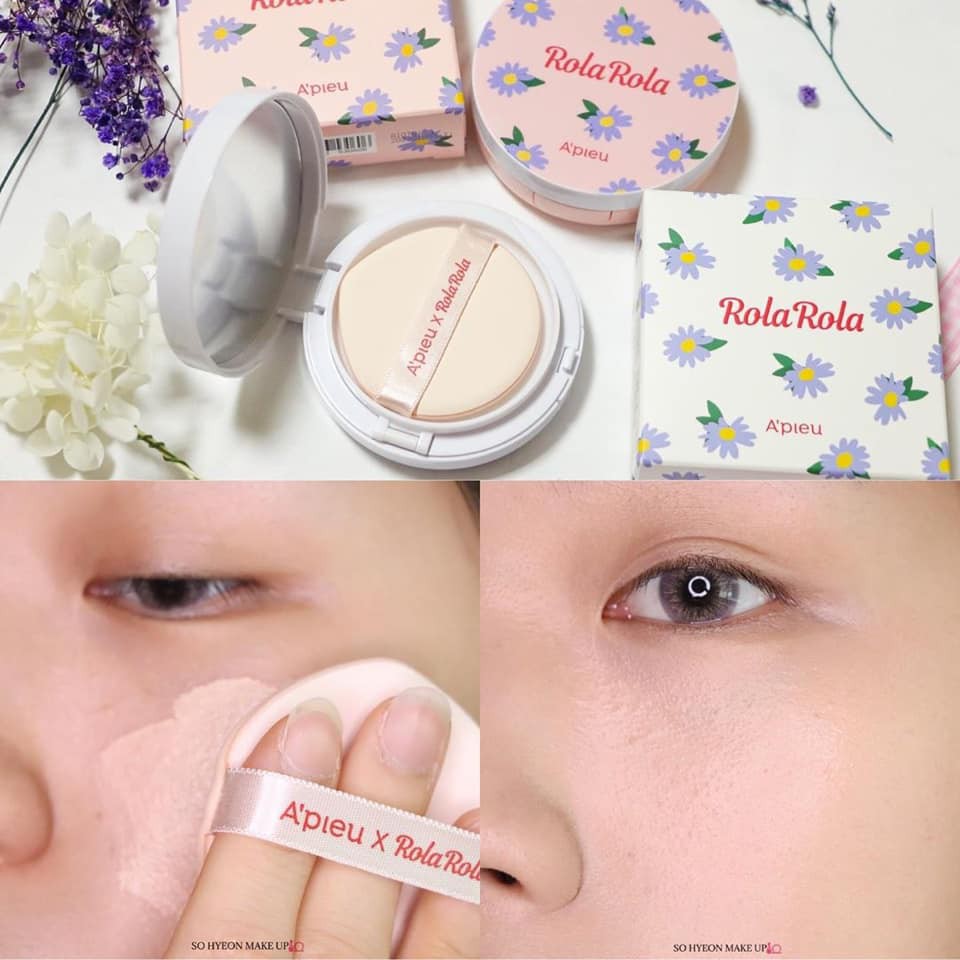 Phấn nước A'pieu x Rola Rola Longwear Cushion/Glow Cushion