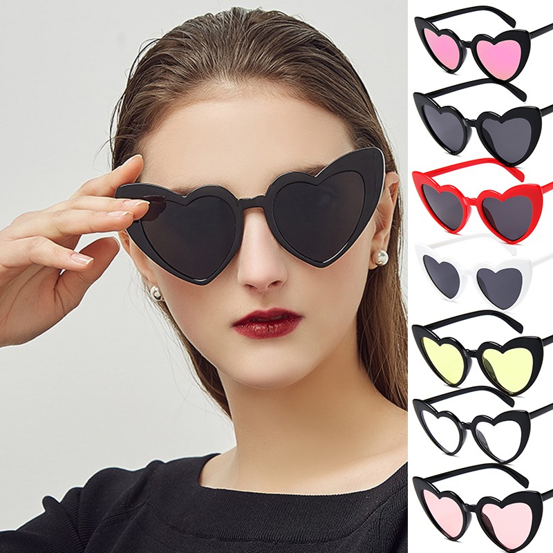 Kính Mát Hình Trái Tim Thời Trang Cho Nữ