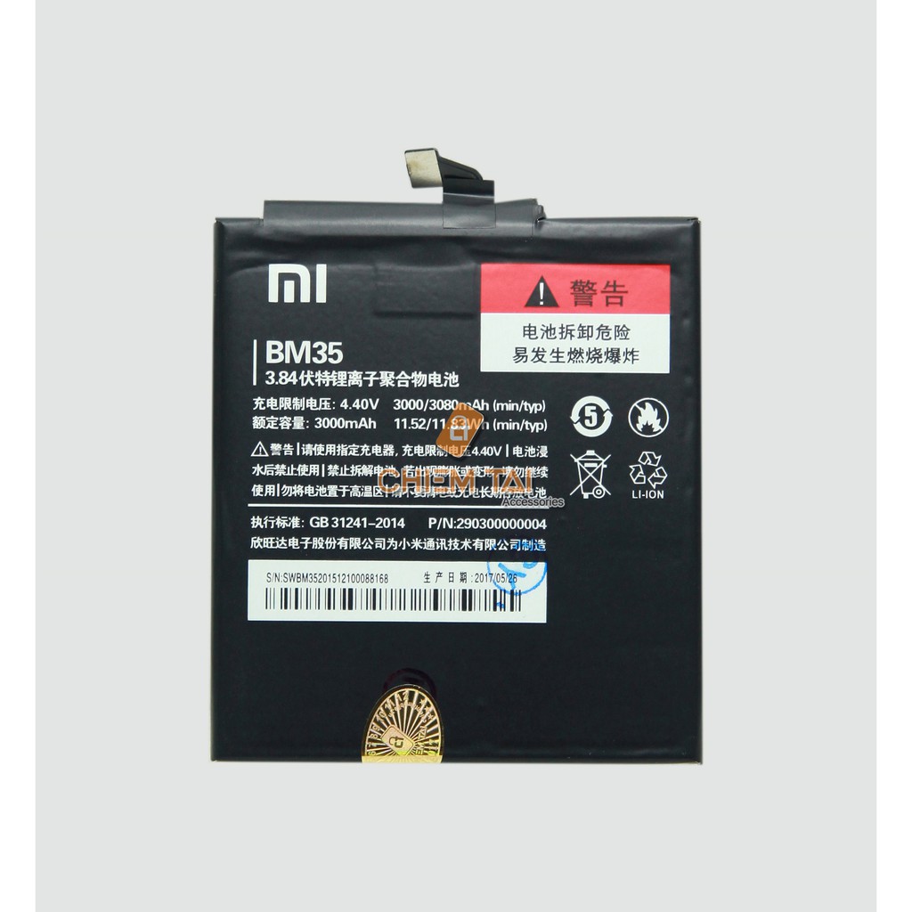 Pin Xịn BM35 Cho Máy Xiaomi Mi4c SM