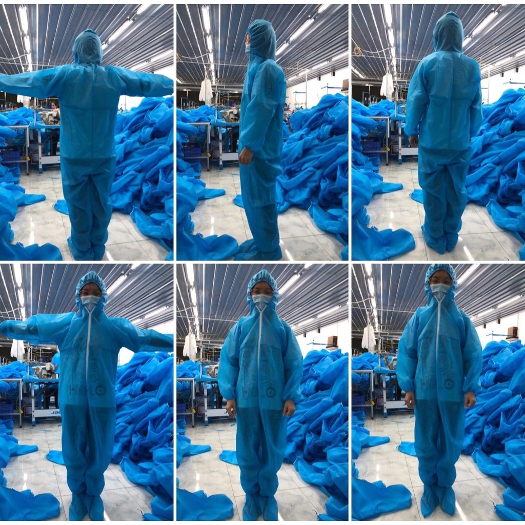 Bộ quần áo bảo hộ phòng dịch trẻ em