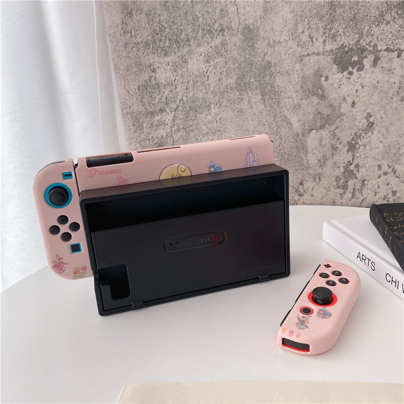 Hoạt Hình Vỏ Bảo Vệ Máy Chơi Game Nintendo Switch Hình Công Chúa Ngủ Trong Rừng