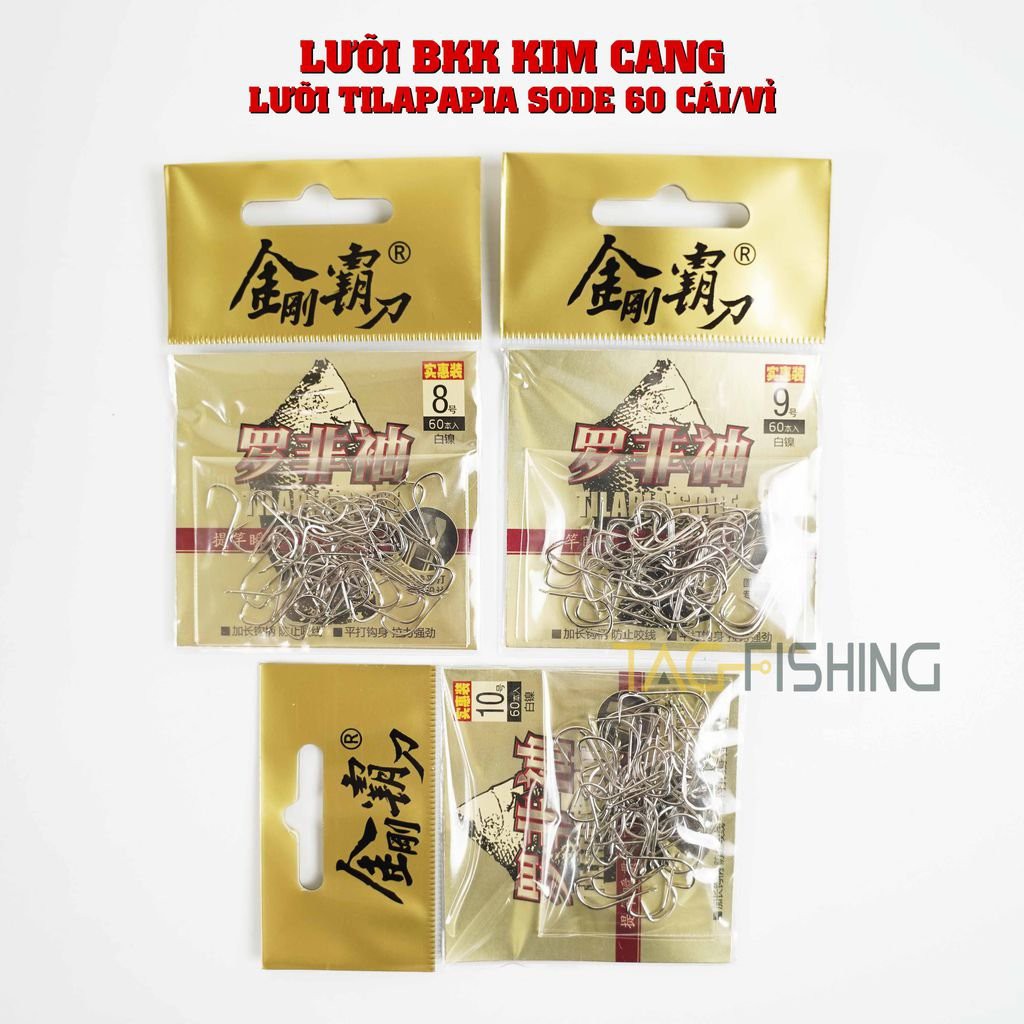 Lưỡi BKK Kim Cang - Lưỡi TILAPAPIA SODE 60 cái/vỉ