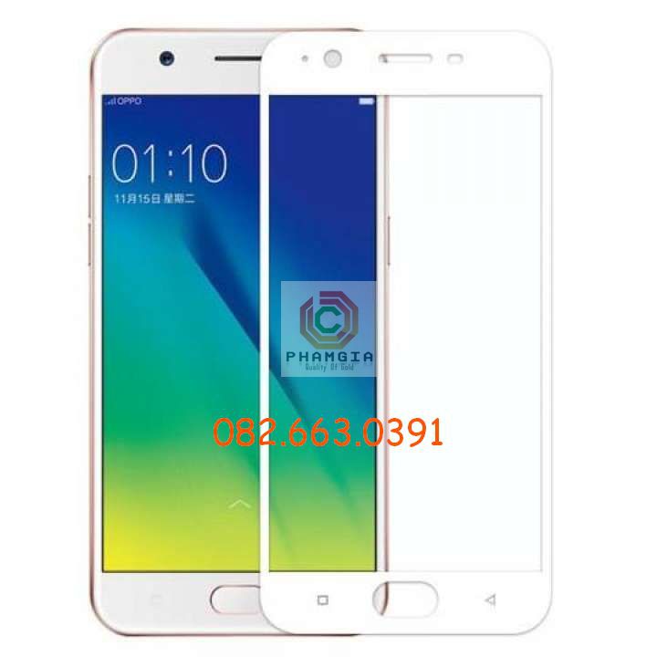 Kính cường lực Oppo A57  full màn hình 9H bền chuẩn