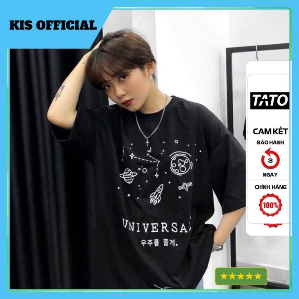 Áo Thun Tay Lỡ Unisex Freesize UNIVERSAL click.clubb Form Rộng Thời Trang Phong Cách Hàn Quốc [KIS O