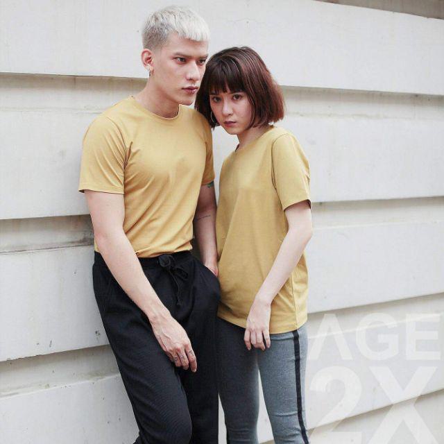 Áo thun trơn đốm nam nữ nhiều màu AGE2X | BigBuy360 - bigbuy360.vn