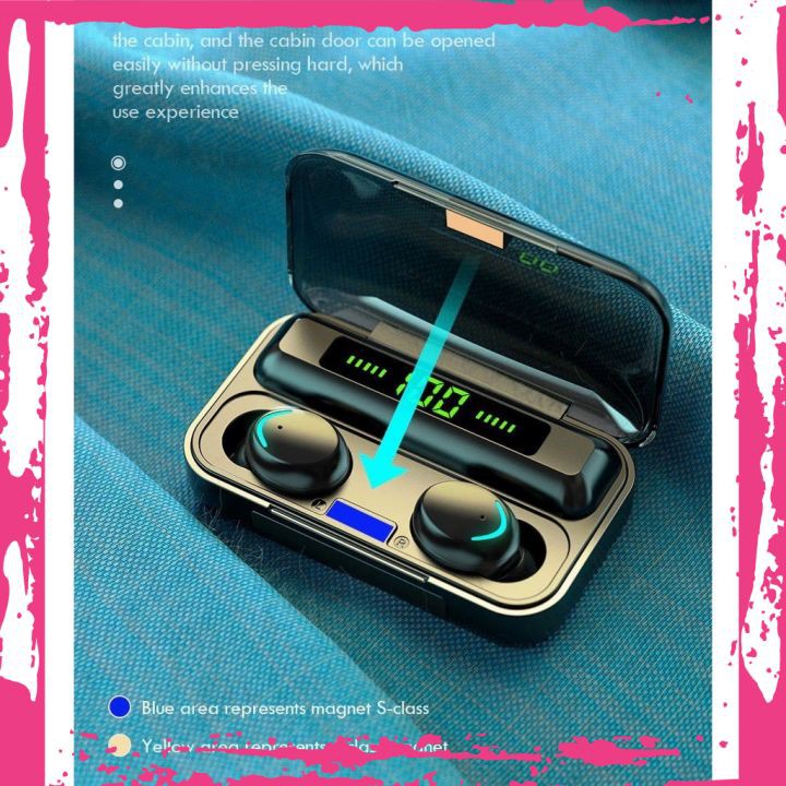 Tai Nghe Bluetooth Wireless Amoi F9 Pro 5.0 Cảm Ứng Chạm Chống Nước Bản Cao Cấp Dùng Được Cho Điện Thoại IOS và Android | BigBuy360 - bigbuy360.vn