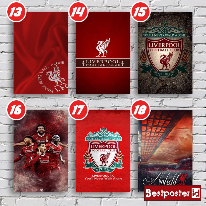 Poster Treo Tường In Hình Cầu Thủ Bóng Đá Liverpool Pictbox019