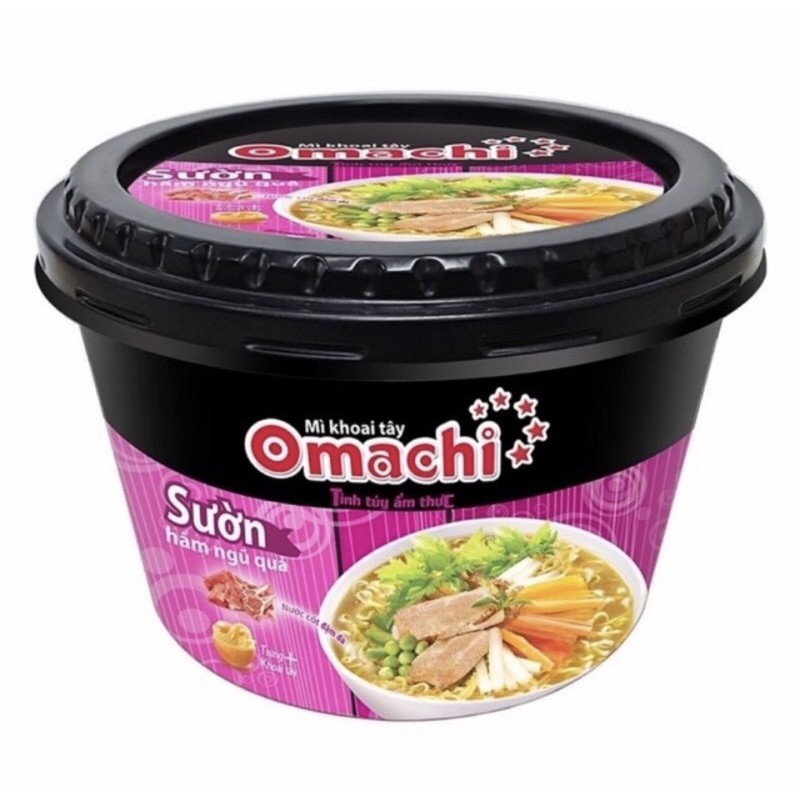 Mì bát Omachi sườn hầm ngũ quả