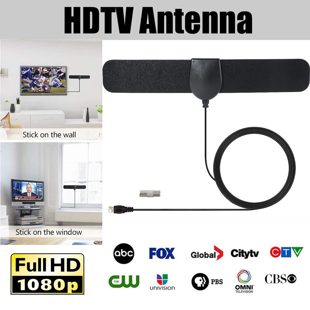 Bộ Ăng Ten Tv Kỹ Thuật Số Dvb-t2 25 Dặm Vhf Uhf Trong Nhà Atsc Hdtv