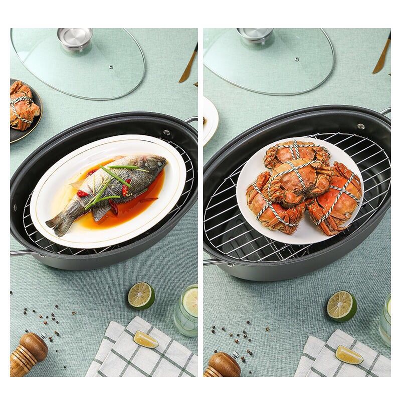 NỒI HẤP CHỐNG DÍNH 3L kèm giá hấp inox