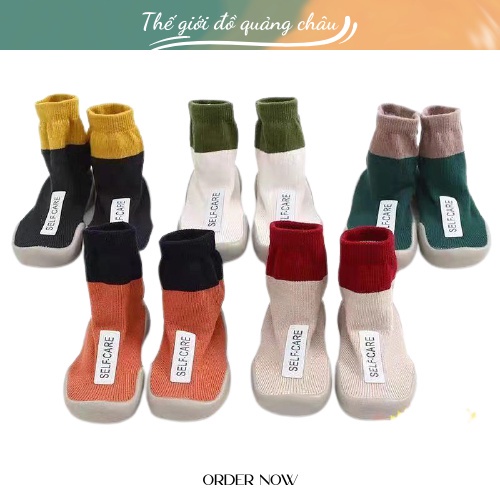 (GB9) Giày bún cao cổ siêu chất cho bé mẫu mới hàng Quảng Châu CAO CẤP