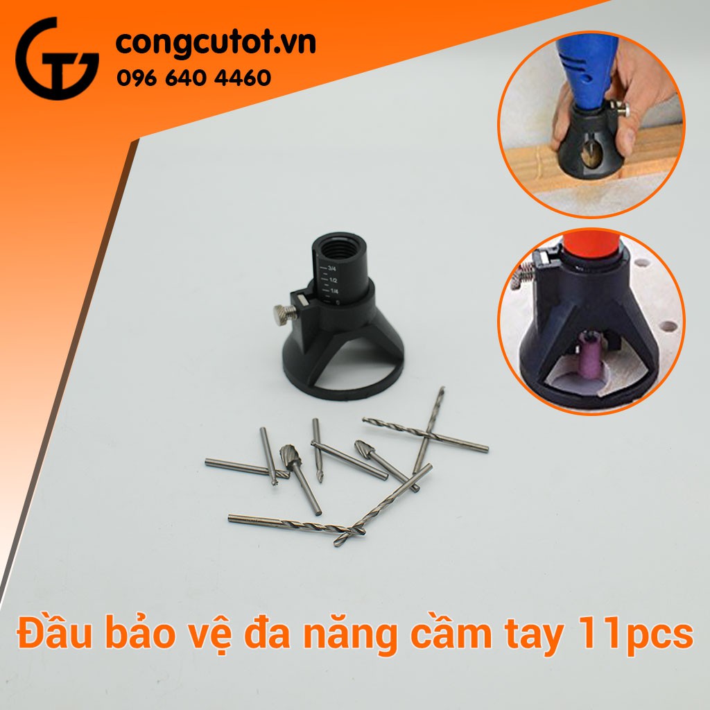 ĐẦU BẢO VỆ MÁY ĐA NĂNG CẦM TAY 11PCS