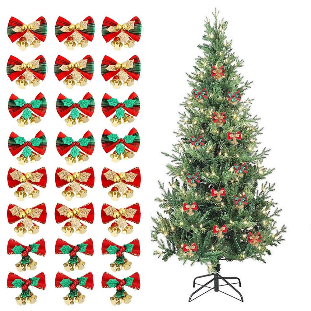 Nơ trang trí cây thông Noel