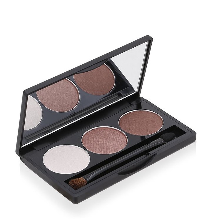 Phấn Mắt Beauskin 3 Ô Màu Siêu Mịn Code Black Girl Crush Eye Shadow - Hàn Quốc