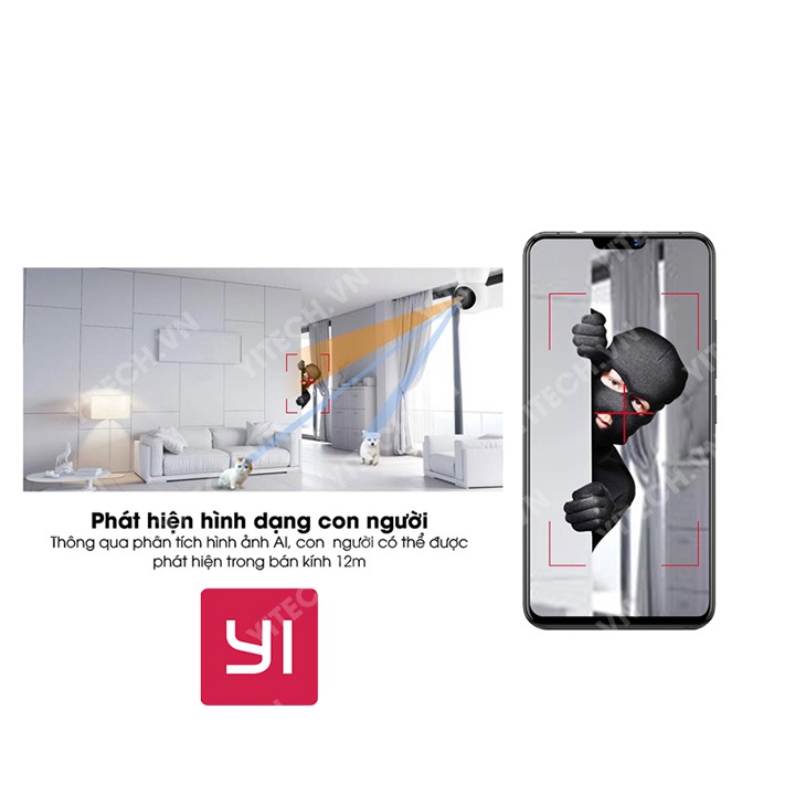 YI IOT PDB 208 CAMERA IP TRONG NHÀ 2.0 MPX 1080P PHÁT HIỆN CHUYỂN ĐỘNG