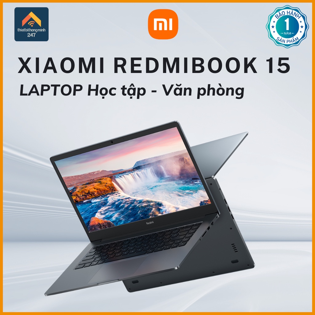 Laptop Học tập Xiaomi Redmibook 15 intel i3 1115G4 Ram 8GB SSD 256GB Màn hình 15.6"FHD Win11 (JYU4505AP) Đen