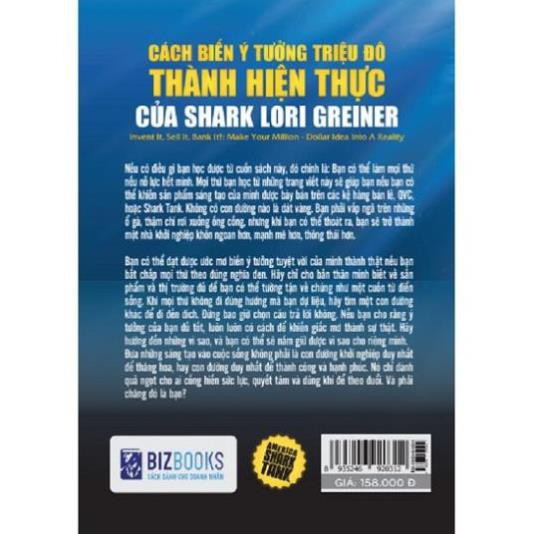 Sách America Shark Tank - Cách Biến Ý Tưởng Triệu Đô Thành Hiện Thực Của Shark Lori Greiner