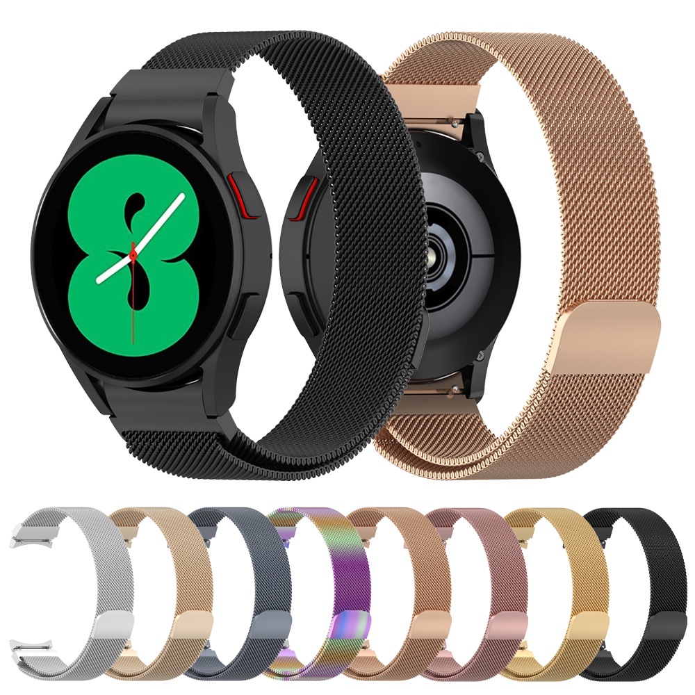 Dây đeo inox Milanese cho đồng hồ thông minh Samsung Galaxy watch 4 40mm 44mm Classic 42mm 46mm