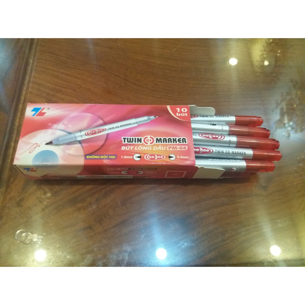 Bút dạ kính Thiên Long PM04 - bút ghi đĩa CD - PM04 HÀNG CHÍNH HÃNG