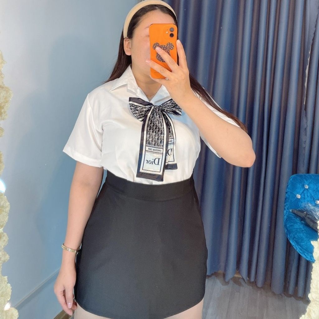 chân váy a bigsize, chân váy a bigsize nữ-CVA-bigsize cô nhỏ