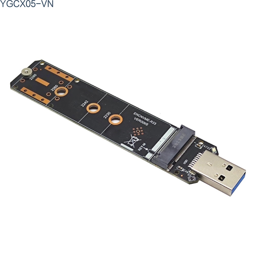 Thẻ Chuyển Đổi Usb 3.1 Sang M.2 Nvme Ngff Ssd 10gbps Rtl9210B M2 Ssd Sang Ngff Cho 2242 / 2260 / 2280 | BigBuy360 - bigbuy360.vn