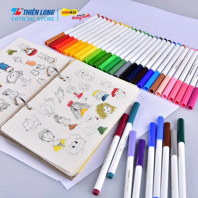 Bút lông màu  TL xóa được 20 màu và 36 màu