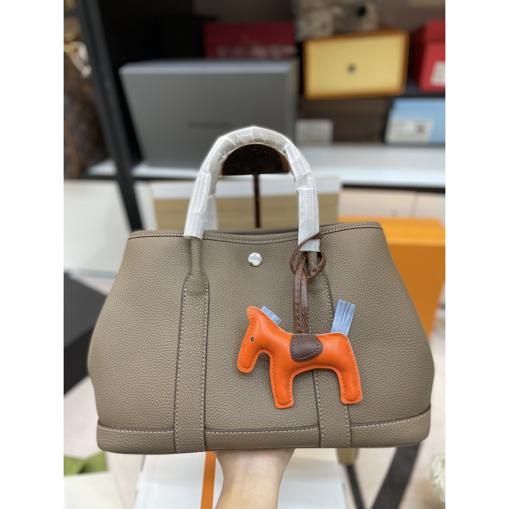 Túi Garden super da bò thật size 30cm