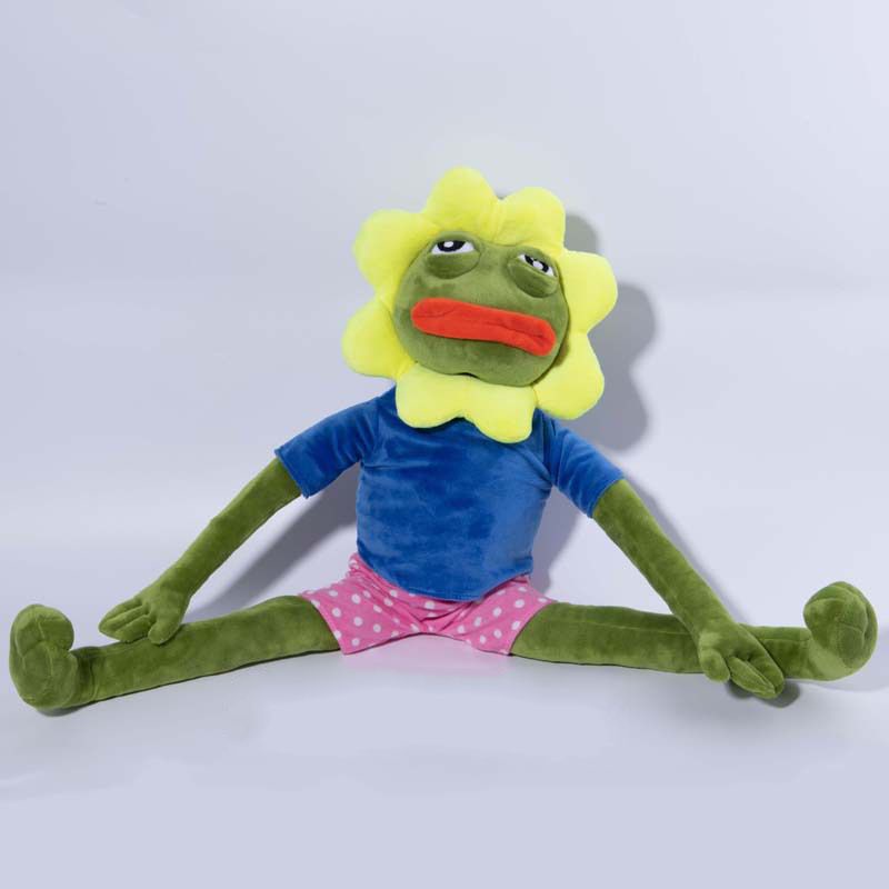 Đồ chơi nhồi bông hình ếch Pepe cho bé
