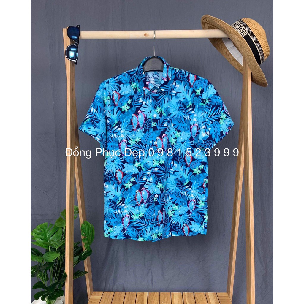 [ẢNH THẬT] Áo sơ mi hawaii đi biển mùa hè, hoạ tiết hoa lá hoa quả trái cây cho nhóm, gia đình, team, công ty đi du lịch | BigBuy360 - bigbuy360.vn