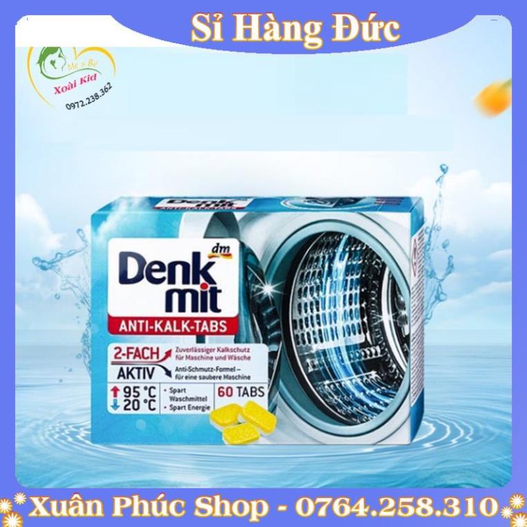 VIÊN TẨY LỒNG MÁY GIẶT DENKMIT ĐỨC ,Tẩy Và Chống Bám Cặn Trong Lồng Giặt