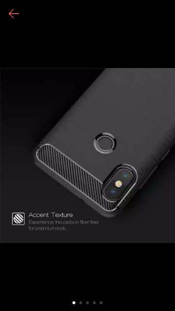 Ốp Điện Thoại Sợi Carbon Mỏng Cho Xiaomi Redmi 6pro. Softcase Ipaky Xiaomi Redmi 6pro