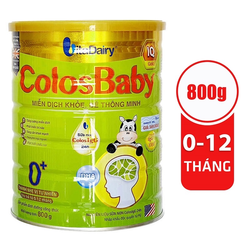 Sữa Colosbaby Đủ Loại Đủ Số 800gr