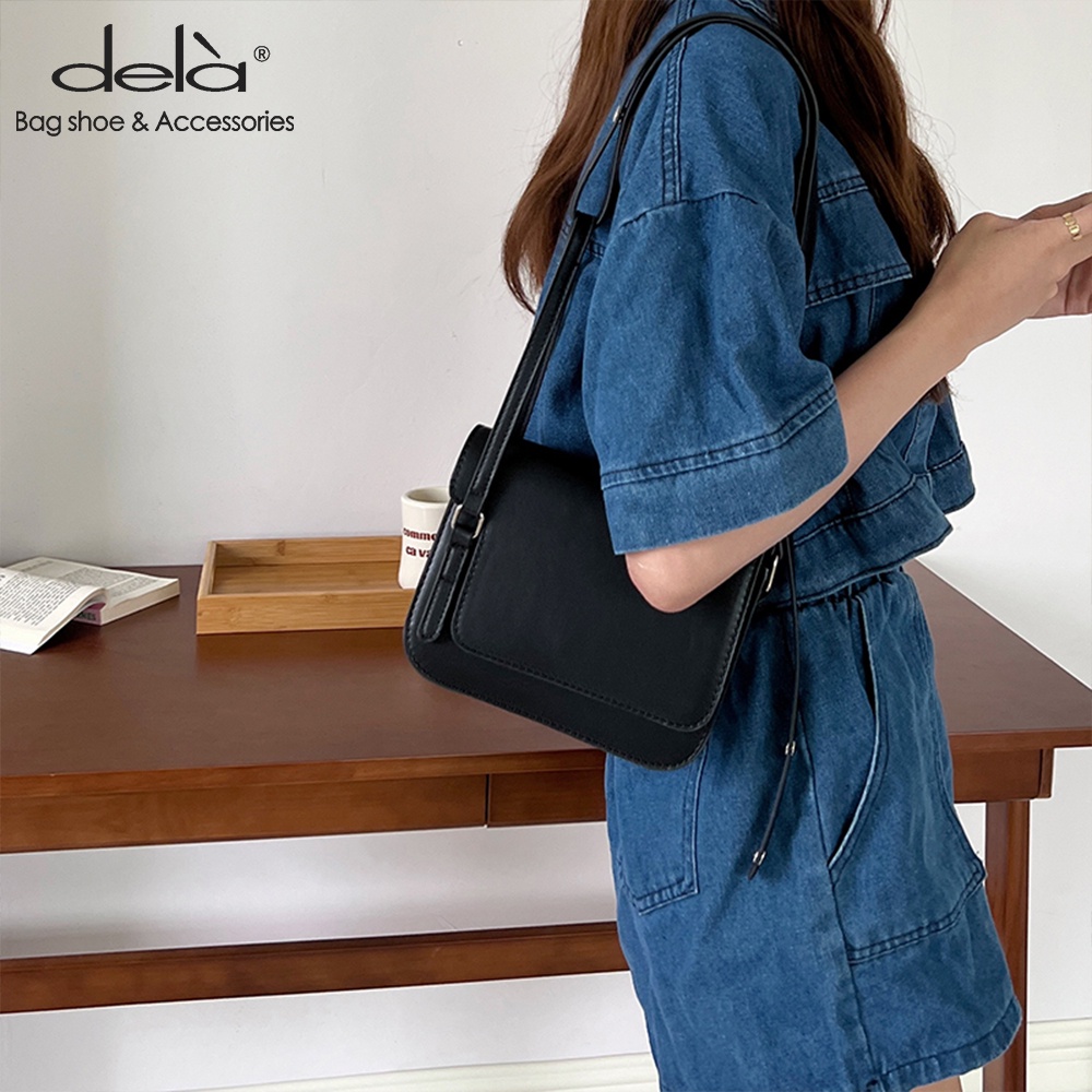 Dela Niche Túi Xách Đeo Vai Nhiều Ngăn Phong Cách retro Thời Trang 2022 Dành Cho Nữ