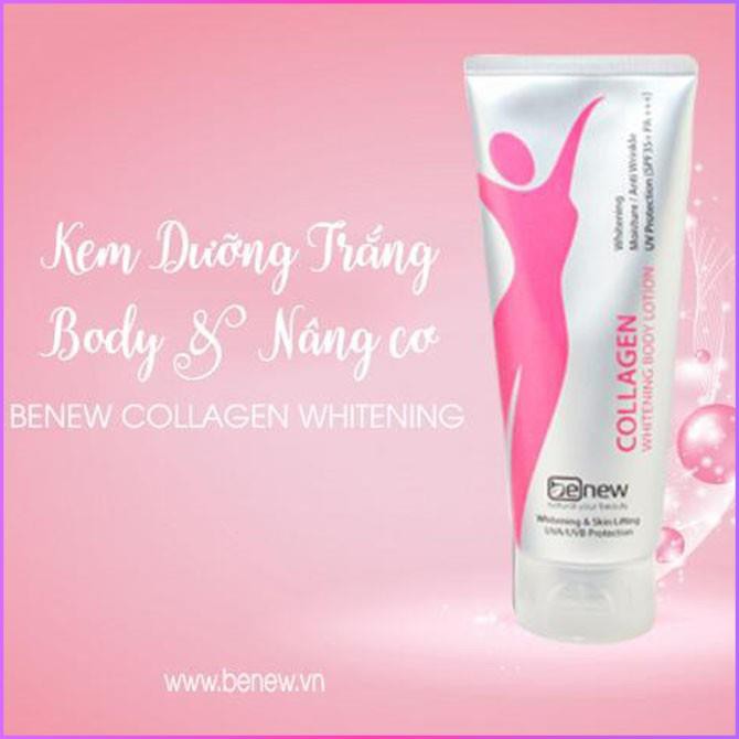 Kem Dưỡng Thể Trắng Da Body & Nâng cơ – BENEW COLLAGEN WHITENING 200ml