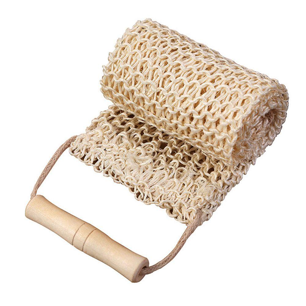 YIYU 1 Bàn Chải Massage Tẩy Tế Bào Chết Làm Sạch Da Đầu Bằng Gỗ