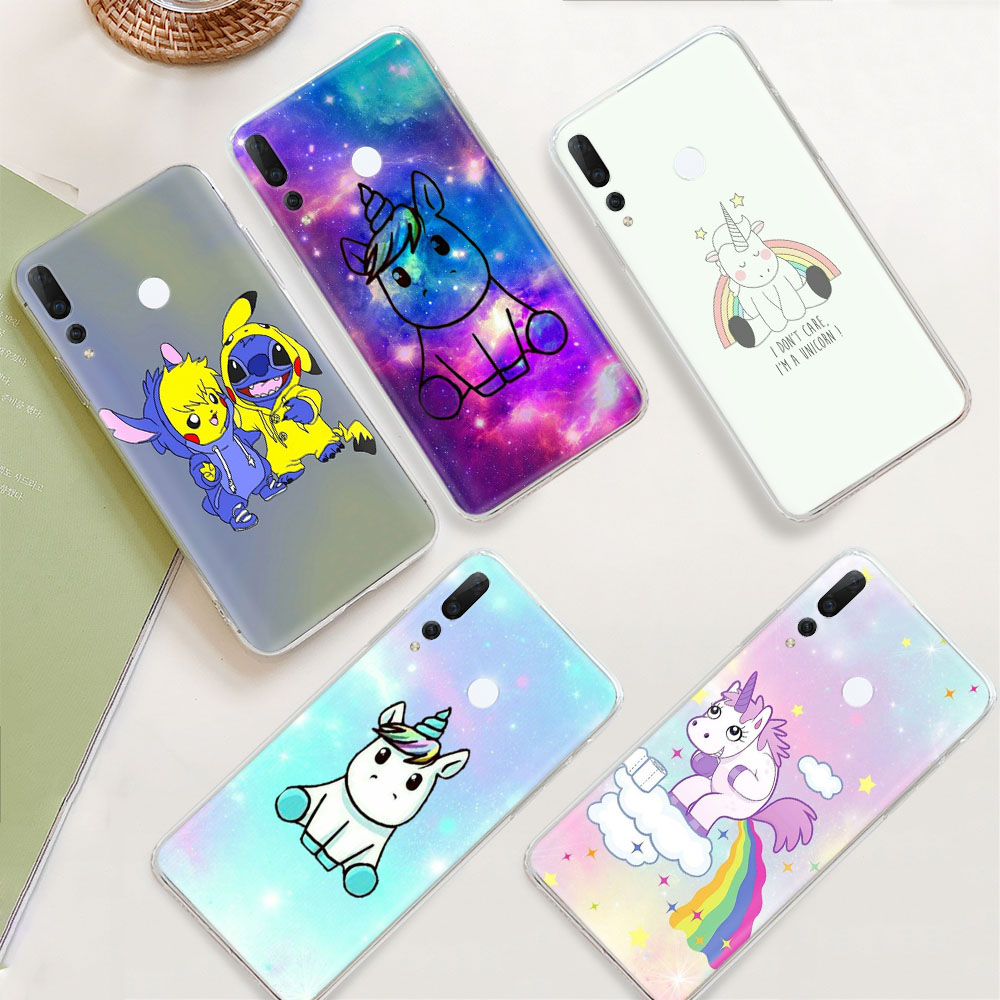 Ốp Điện Thoại Trong Suốt Hình Kỳ Lân Dễ Thương Cho Samsung Galaxy A20 A50S A30S A10 A70S A20S A70 A9 A7 A10S A50 A8 A30 Ty76