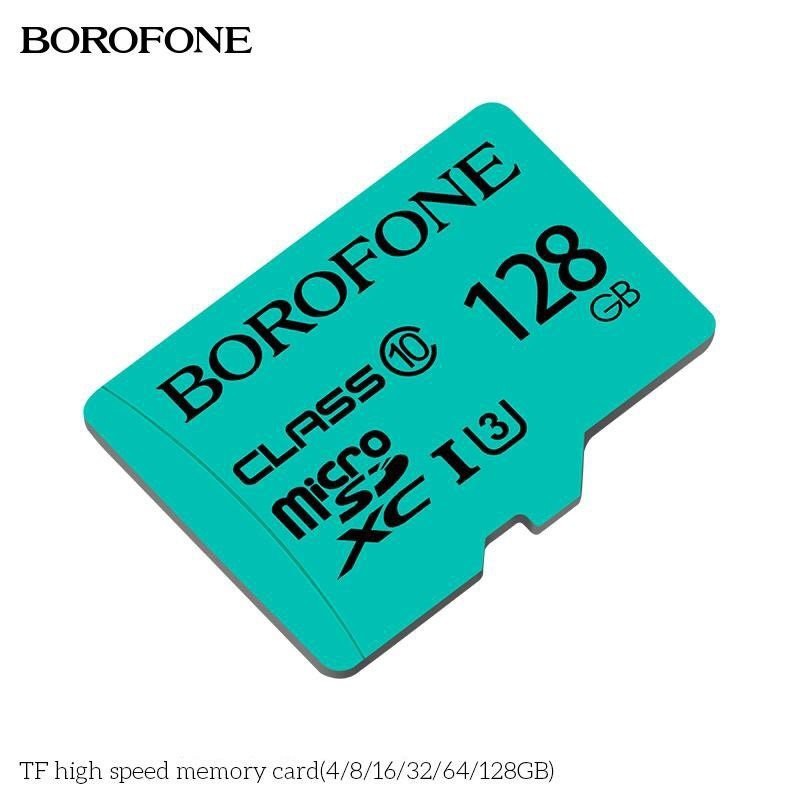 Thẻ Nhớ Borofone Micro SDXC Card Class 10 Chính Hãng - Dung lượng 4G/8G/16G/32G/64G/128G