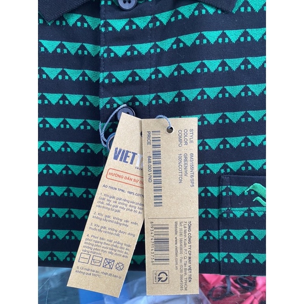 Áo thun cao cấp việt tiến 💯% cotton giá 648k còn 359k